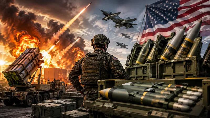 Iran conflict depletes US weapons stockpiles Pentagon places major order with defense companies