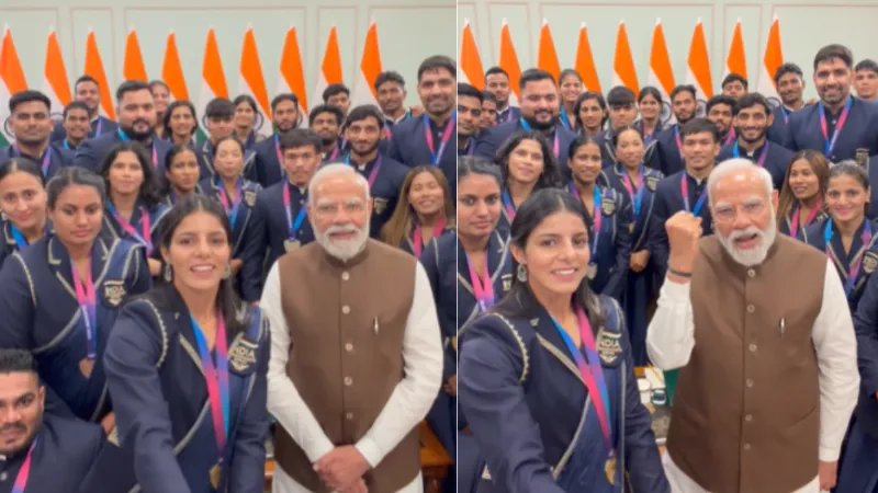 जो खेलेगा वो खिलेगा... CWG विजेताओं से मिले PM मोदी, शेयर किया खास वीडियो