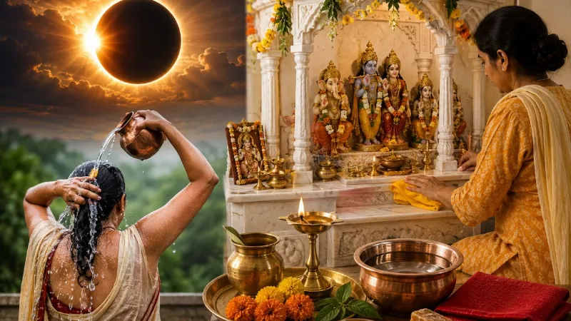 suryagrahan-sutak-purification-rules-bath-temple-cleaning-daan