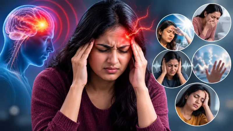 माइग्रेन को सिर्फ सिरदर्द समझना पड़ सकता है भारी, शरीर में दिखते हैं ये संकेत; भूलकर भी न करें इग्नोर