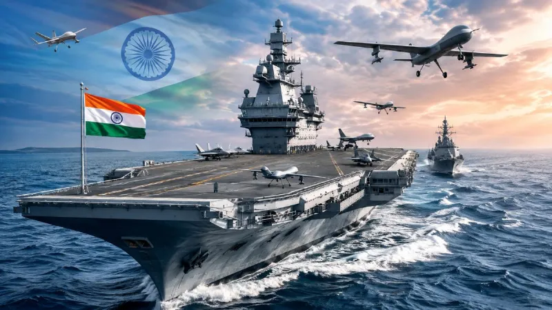 समंदर में बढ़ेगी भारत की ताकत, ड्रोन से लैस होगा दूसरा स्वदेशी विमानवाहक पोत IAC-2, जानें खासियत
