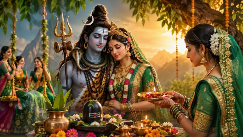 Hariyali Teej 2026 the worship of Shiva and Parvati and the rules for the fast
