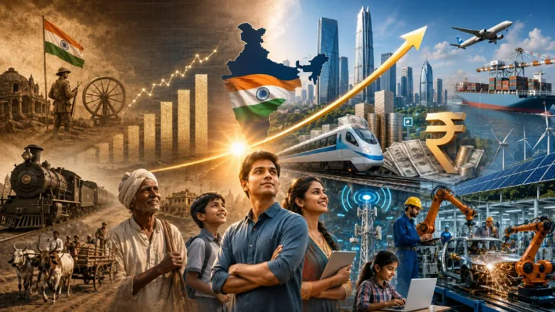 From 1947 to 2026 How much has India changed story of development