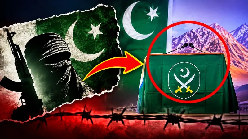 Pakistan exposed again JeM terrorist spotted on stage at a Pakistan Army event in PoJK