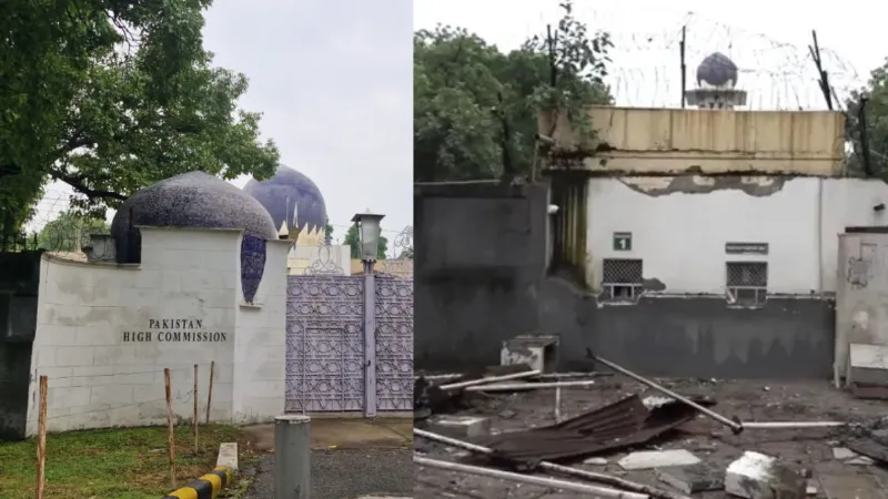 भारत ने ले लिया बदला! दिल्ली में पाकिस्तान हाई कमीशन के बाहर चला बुलडोजर, क्या है वजह? देखें Video