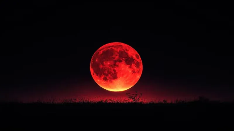 Blood Moon to appear in August the Moon will be up to 96% obscured
