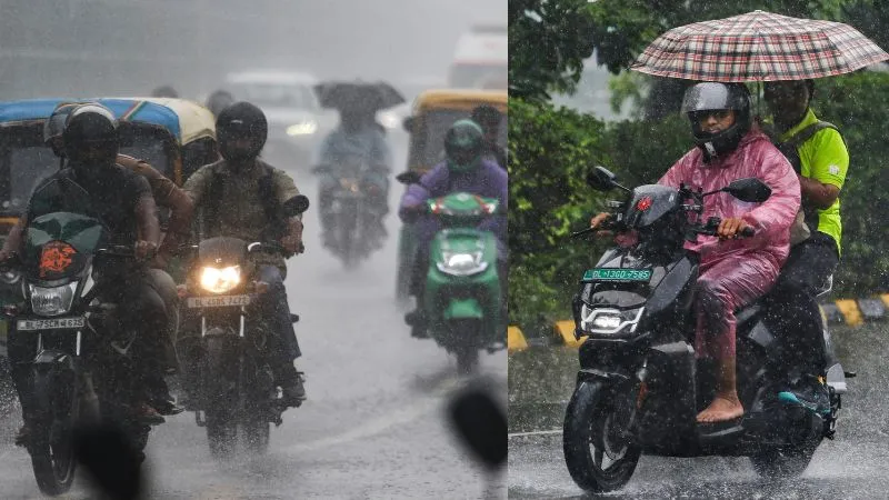 Weather Update: दिल्ली-NCR में झमाझम बारिश, घने बादलों ने दिन में किया अंधेरा, IMD ने जारी किया रेड अलर्ट