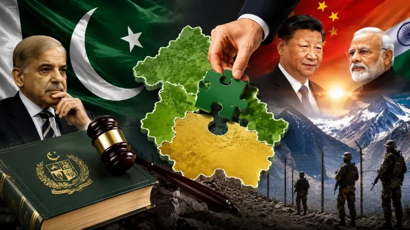 Pakistan try Pok Gilgit Baltistan Status Change Like Article 370 India China Border