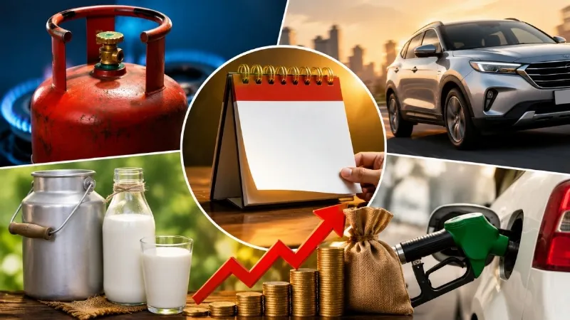 Rule Changes: LPG से कार और दूध तक... 1 सितंबर से बदलेंगे ये 5 बड़े नियम, जानें आपकी जेब पर कितना पड़ेगा असर