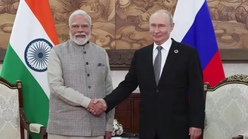 SCO Summit PM Modi meets Putin in Bishkek gives message of peace on Ukraine war