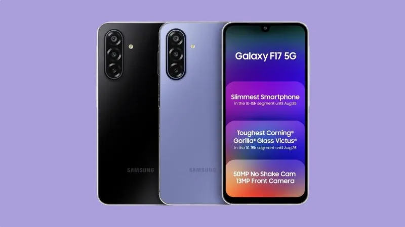 Samsung Galaxy F17 5G launched in India price specs & availability revealed