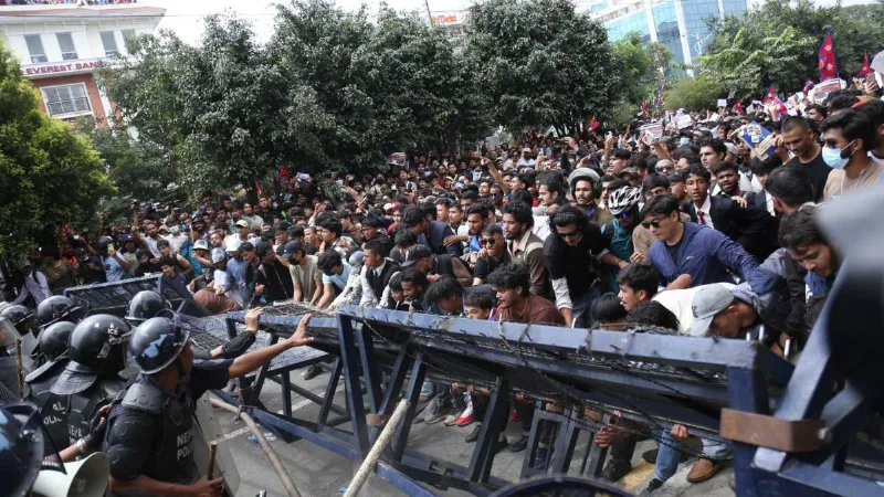 Nepali gen z active over interim government