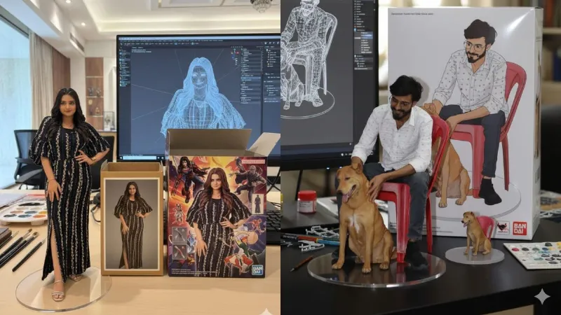 Is Nano Banana Google Gemini safe for image editing and creating 3D figurines