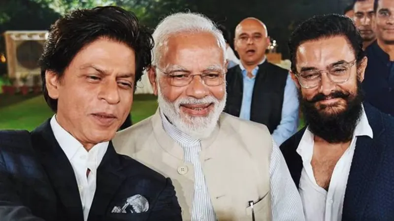 Shahrukh khan and Aamir khan wished PM Modi on his birthday like this video