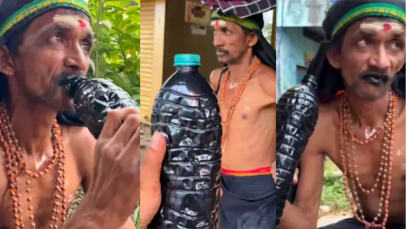 Oil Kumar has lived on engine oil for 33 years video leaves people shocked