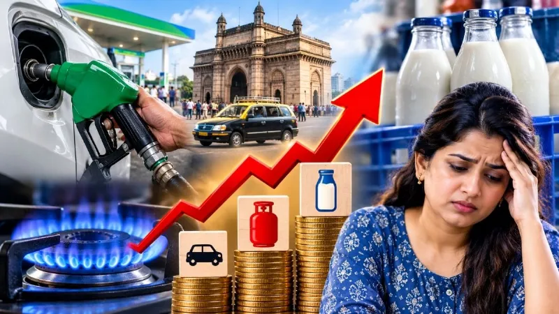 Mumbai Milk Price Hike: मुंबईकरों को महंगाई का डबल झटका, CNG से दूध तक के बढ़े दाम, जानें क्या-क्या हुआ मंहगा