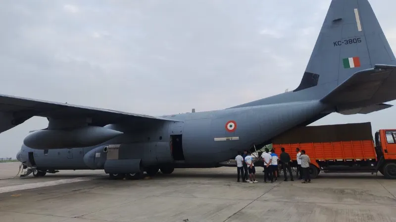 India aid Nepal continues following 5th relief flight departs carrying 5.5 tonnes of medicines