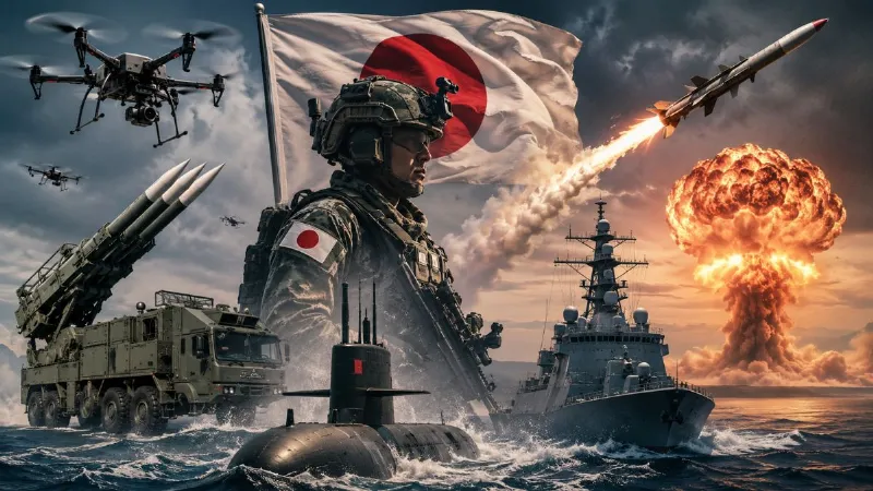 Japan Boosting Military Strength From drones and missiles to nuclear weapons