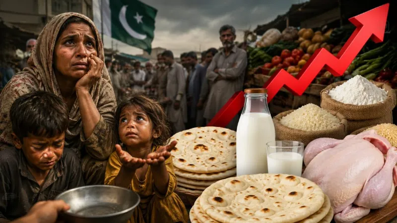 Hashtag BhookaNangaPakistan Inflation people unable to get a meal