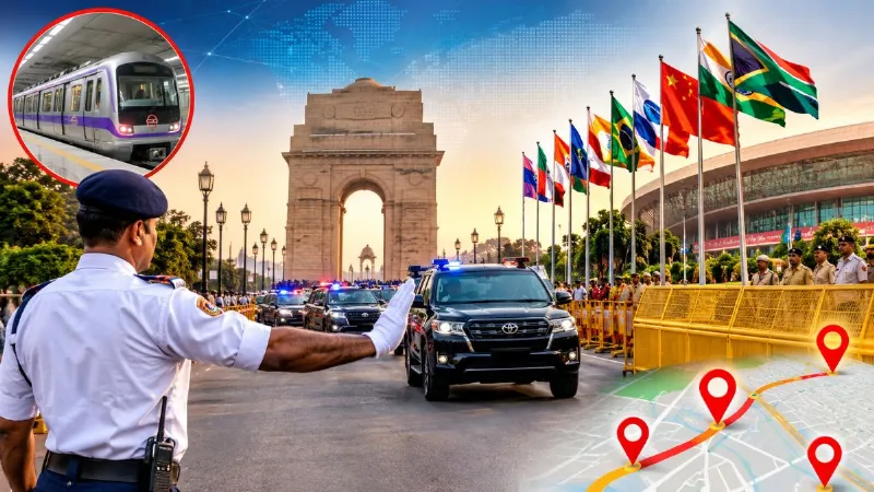 delhi-brics-summit-2026-traffic-advisory-routes-diversions
