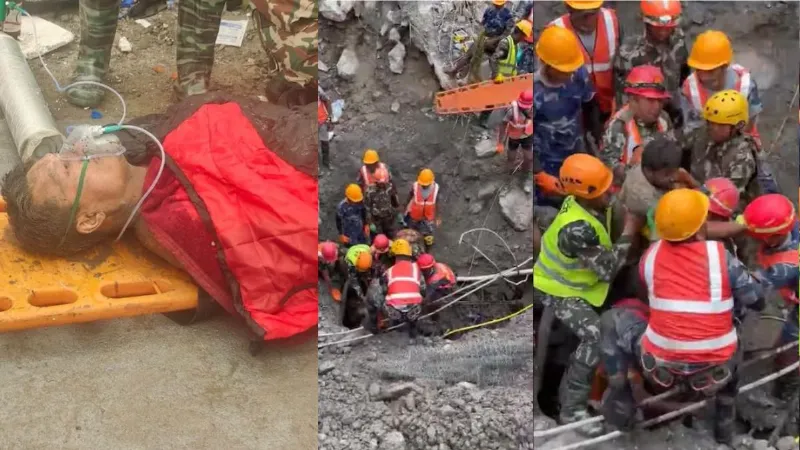 नेपाल में भीषण बाढ़ के बीच हुआ चमत्कार, 9 दिन बाद सुरंग से निकली जिंदगी, दो मजदूरों को मिला नया जीवन