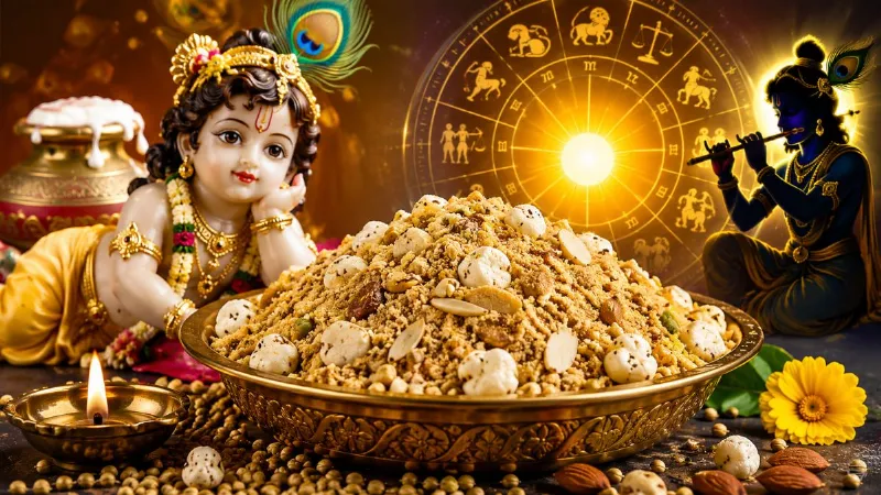 Dhaniya Panjiri: कृष्ण जन्माष्टमी पर क्यों बनाई जाती है धनिया पंजीरी? जानें इसका धार्मिक महत्व