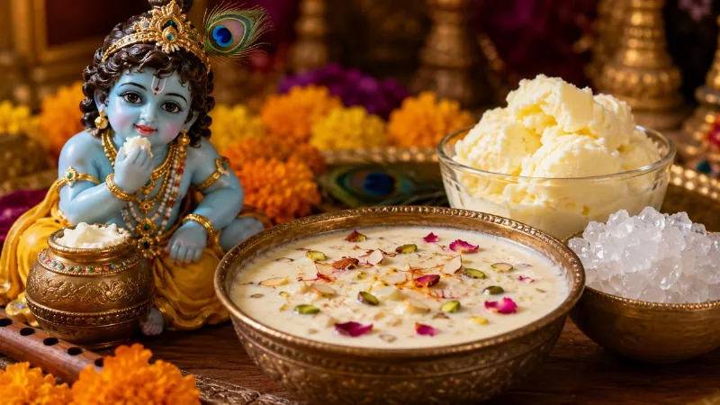 जन्माष्टमी का भोग होगा खास, ऐसे तैयार करें कान्हा का प्रिय पंचामृत और माखन-मिश्री, जानें घर पर बनाने का तरीका
