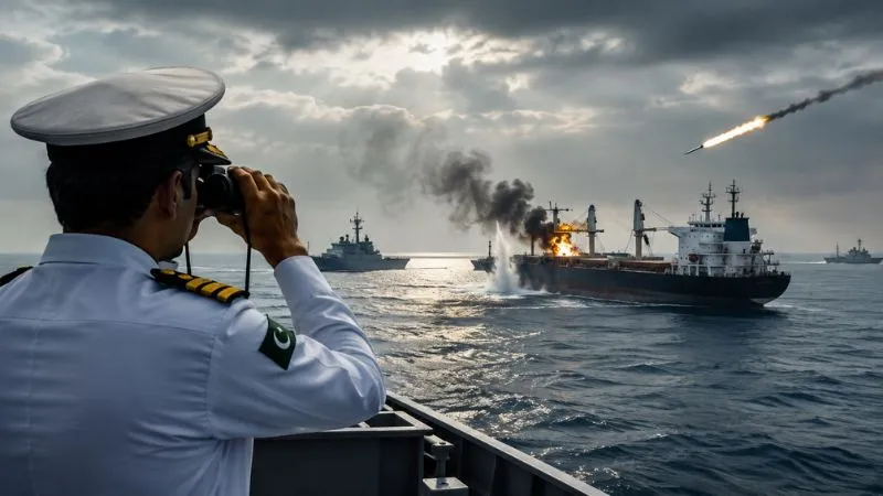 Pakistan Navy is a force that can watch its own coast, and not much further
