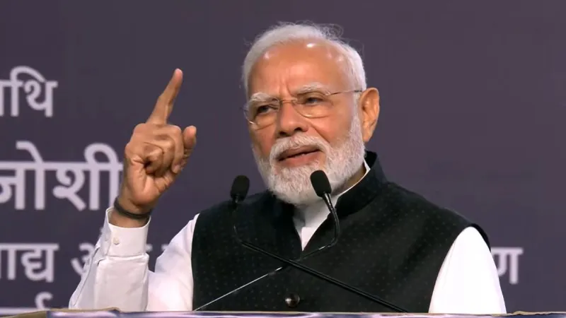 SRCC में पीएम मोदी का विपक्ष पर तंज, बोले- नाराज फूफा हर चीज का करते हैं विरोध