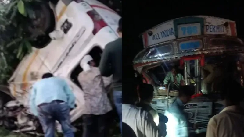 Nanded Maharashtra Truck Tata Magic Accident Kills Nine