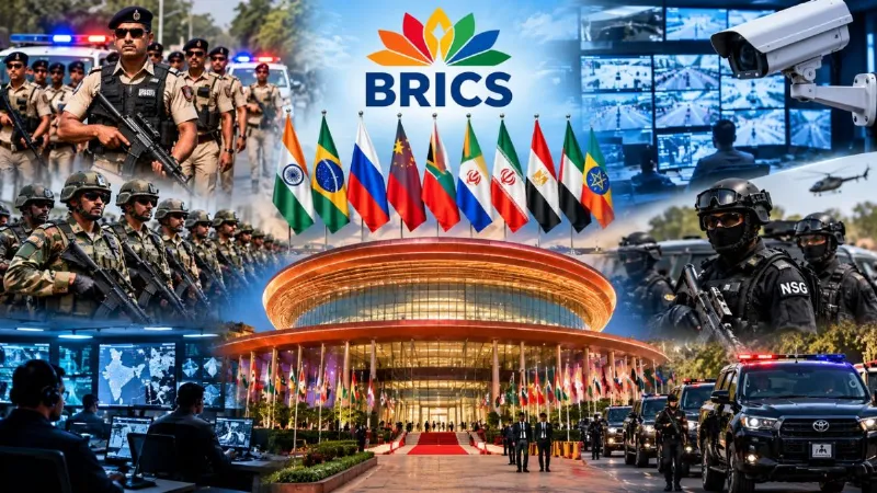 BRICS समिट से पहले दिल्ली किले में तब्दील! 500 CCTV कैमरे और 15000 जवान तैनात, ट्रैफिक एडवाइजरी जारी