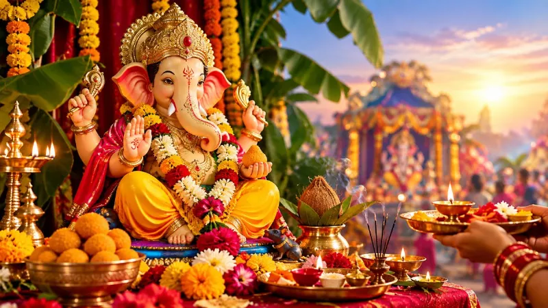 Ganesh Chaturthi 2026: आज घर-घर विराजेंगे गणपति बप्पा, जानें गणपति स्थापना का शुभ मुहूर्त और पूजा विधि