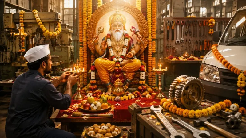 Vishwakarma Puja 2026: विश्वकर्मा पूजा पर क्यों दिया जाता है मशीनों को आराम? जानिए इसके पीछे की वजह