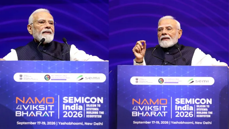 'तेजी से आगे बढ़ रहा भारत..', Semicon India में PM मोदी ने गिनाईं देश की उपलब्धियां, बोले- BRICS में दिखी ताकत