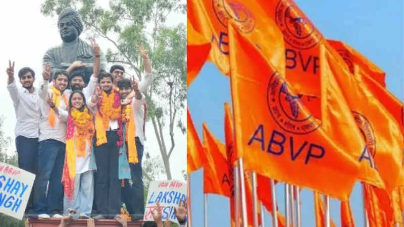 DUSU Election 2026: दिल्ली यूनिर्सिटी चुनाव में ABVP की फिर बड़ी जीत, NSUI का सुपड़ा साफ