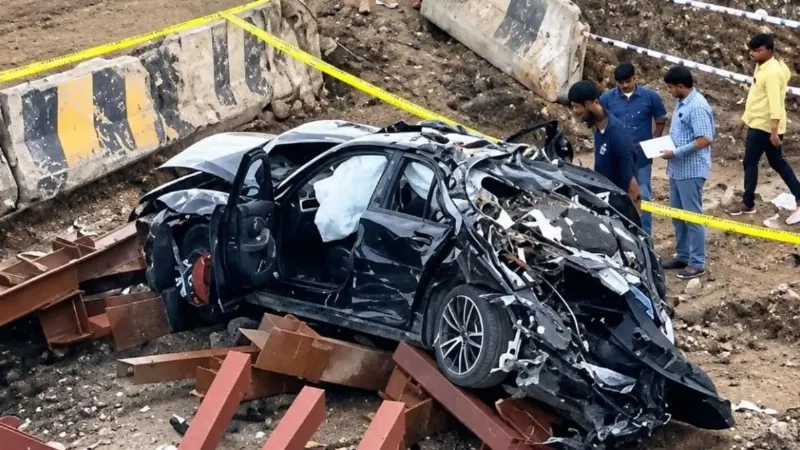 Mumbai: मुंबई कोस्टल रोड पर BMW का कहर, पुल से नीचे गिरी तेज रफ्तार कार, 3 की मौत