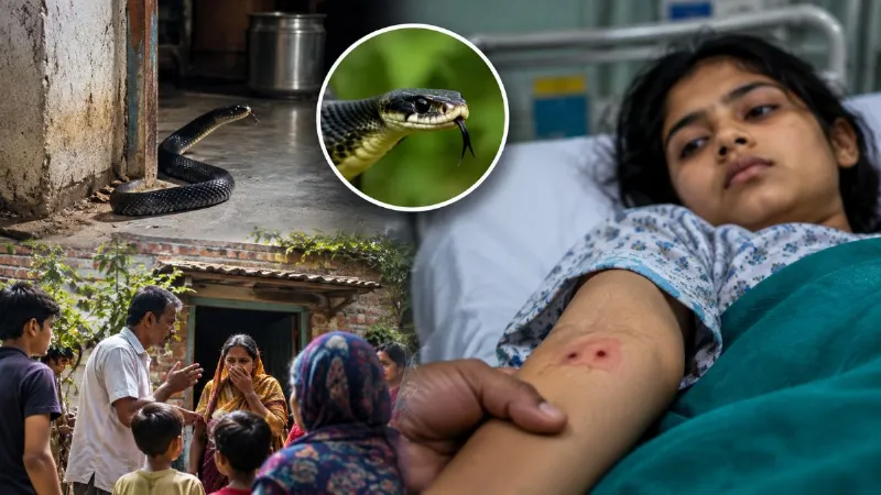 डेढ़ महीने में 8 बार सांप ने डंसा! हाथरस में 17 साल की लड़की के पीछे पड़ा सांप? परिवार में दहशत