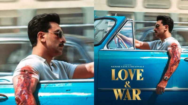 Ranbir Kapoors first look in the Love & War poster Sanjay Leela Bhansali