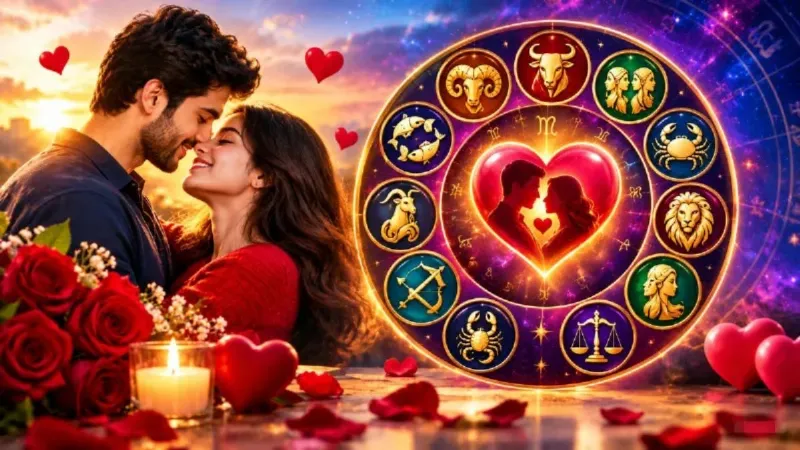 सिंह-धनु के प्रेम जीवन में आएगी खुशियों की बहार, इन 3 राशियों की लव लाइफ में बढ़ेगा रोमांस, पढ़ें प्रेम राशिफल
