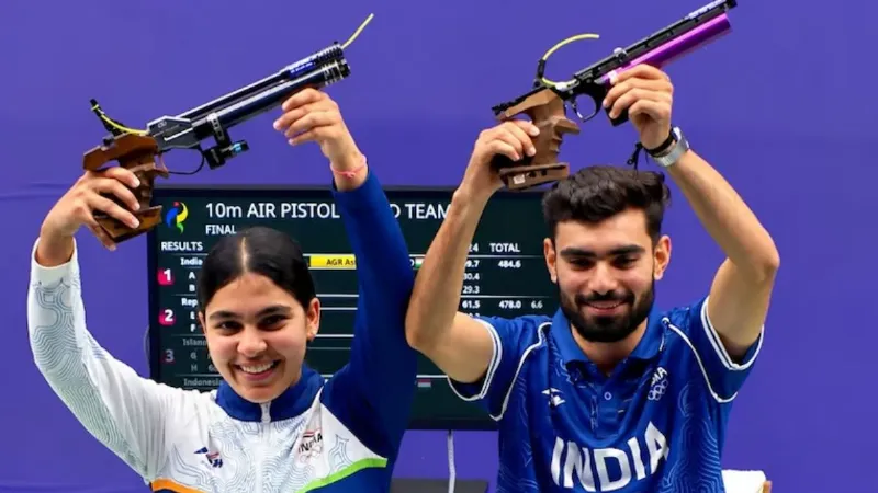 भारत की झोली में आया दूसरा गोल्ड, सुरुचि-इंदर की जोड़ी ने 10 मीटर एयर पिस्टल में साधा स्वर्णिम निशाना