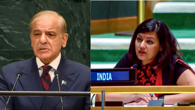 UN में पाकिस्तान के आरोपों पर भारत ने दिया जवाब, ओसामा बिन लादेन का नाम लेकर शहबाज शरीफ को धोया, Video
