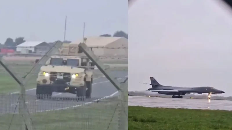 Alert over attack on UK airbase Security tightened at RAF Fairford nearby homes evacuated