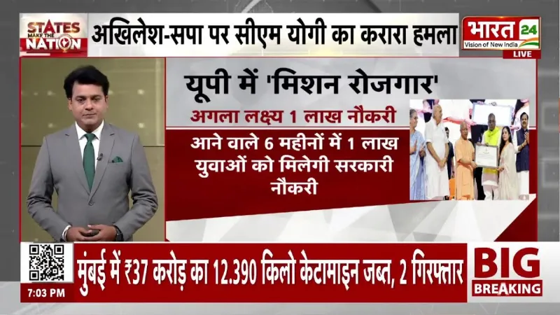 CM Yogi Speech: 10,375 नियुक्ति पत्र बांटकर CM योगी का विपक्ष पर बड़ा वार!