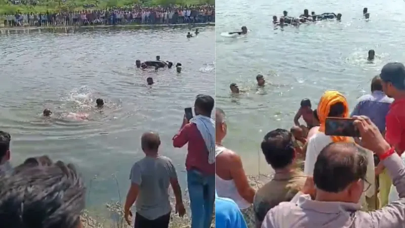 Jhansi UP Five members drowned died visiting to perform Pind Daan rituals in river