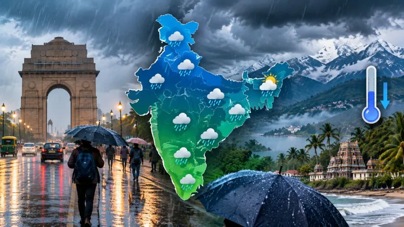 Kal Ka Mausam: सितंबर के आखिरी दिन बरसेंगे बादल, दिल्ली से केरल तक बारिश का अलर्ट