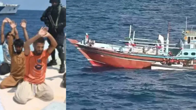 समंदर के रास्ते भारत ला रहे थे 3000 करोड़ की ड्रग्स, 5 पाकिस्तानी तस्कर गिरफ्तार, देखें ऑपरेशन का Video