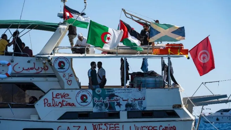 Israel blocks ships carrying humanitarian aid to Gaza