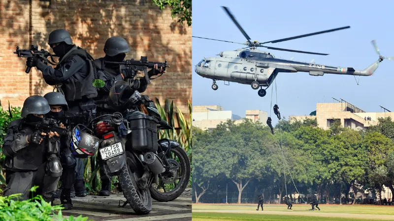 NSG का अनोखा ड्रिल, 1 मिनट के अंदर पूरा देश सील! क्या है ऑपरेशन गांडीव, जिससे कांप जाएंगे आतंकी?