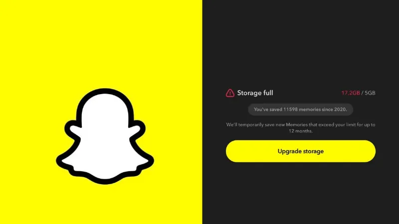 Snapchat Upgraded memories to subscription model know its not free