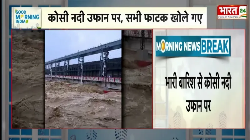 Bihar News: कोसी नदी उफान पर, सभी फाटक खोले गए...अलर्ट पर सुपौल जिला प्रशासन